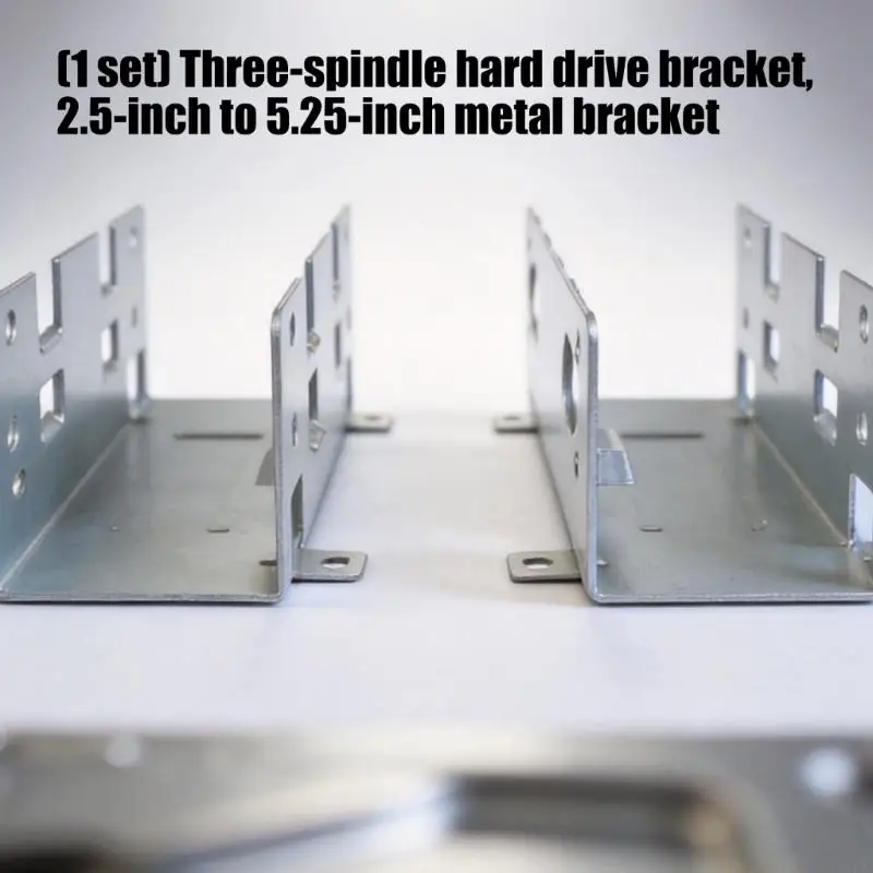 Desktop Opticals Bay Drive Adapters, Metal 3 Bay Bracket Set for 2.5 Inch SSD HDD