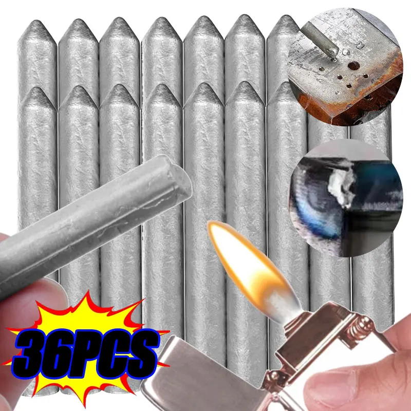 

36PCS Low Temperature Easy Melt Welding Rods for Copper Iron Stainless Steel Soldering Aluminum Repairing Solder Rod Agent Kits