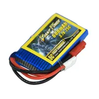 3.7V 1S 600mAh 25C LiPo Battery JST + MX2.0-2P positive plug fit for Walkera RC Aircraft: V120D01 V100D01 V120D02S