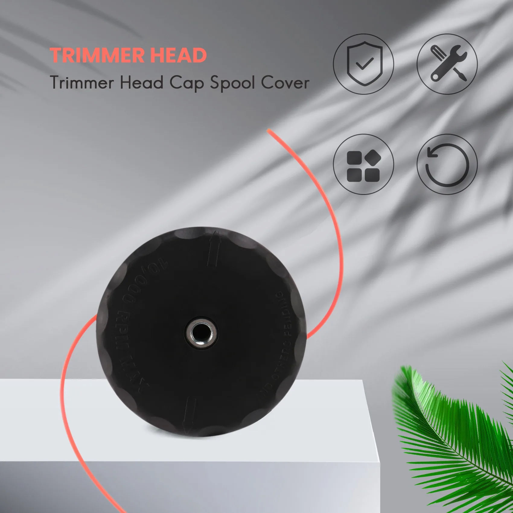 SRM 225 رأس تشذيب لـ Echo Speed-Feed 400 غطاء رأس تشذيب غطاء بكرة ورأس تشذيب استبدال SRM210 SRM210SB