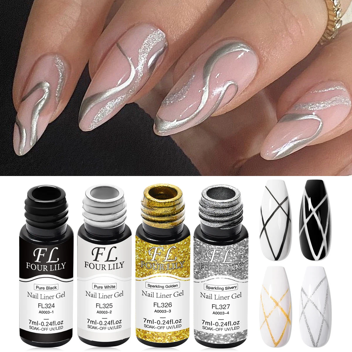 7ml 2-in-1 ジェルネイルポリッシュ ペイントジェル - Photography Fine Art のレビューと価格