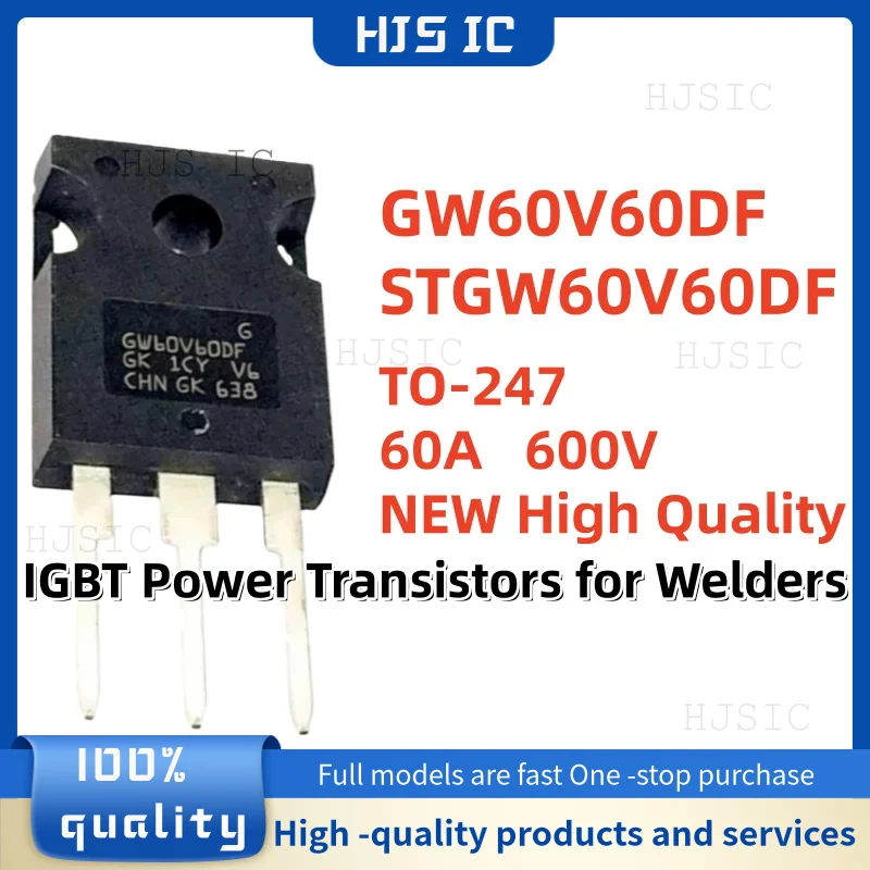 5-10-20PCS 100% NUEVOS Transistores de Potencia IGBT de Alta Calidad STGW60V60DF GW60V60DF STGW60V60 TO-247 60A 600V para Soldadoras