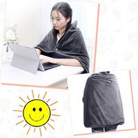 Household Wearable USB Electric Heated Blanket Warm Clothing Washable Warm Shawl Portable Electric Wrap for Winter