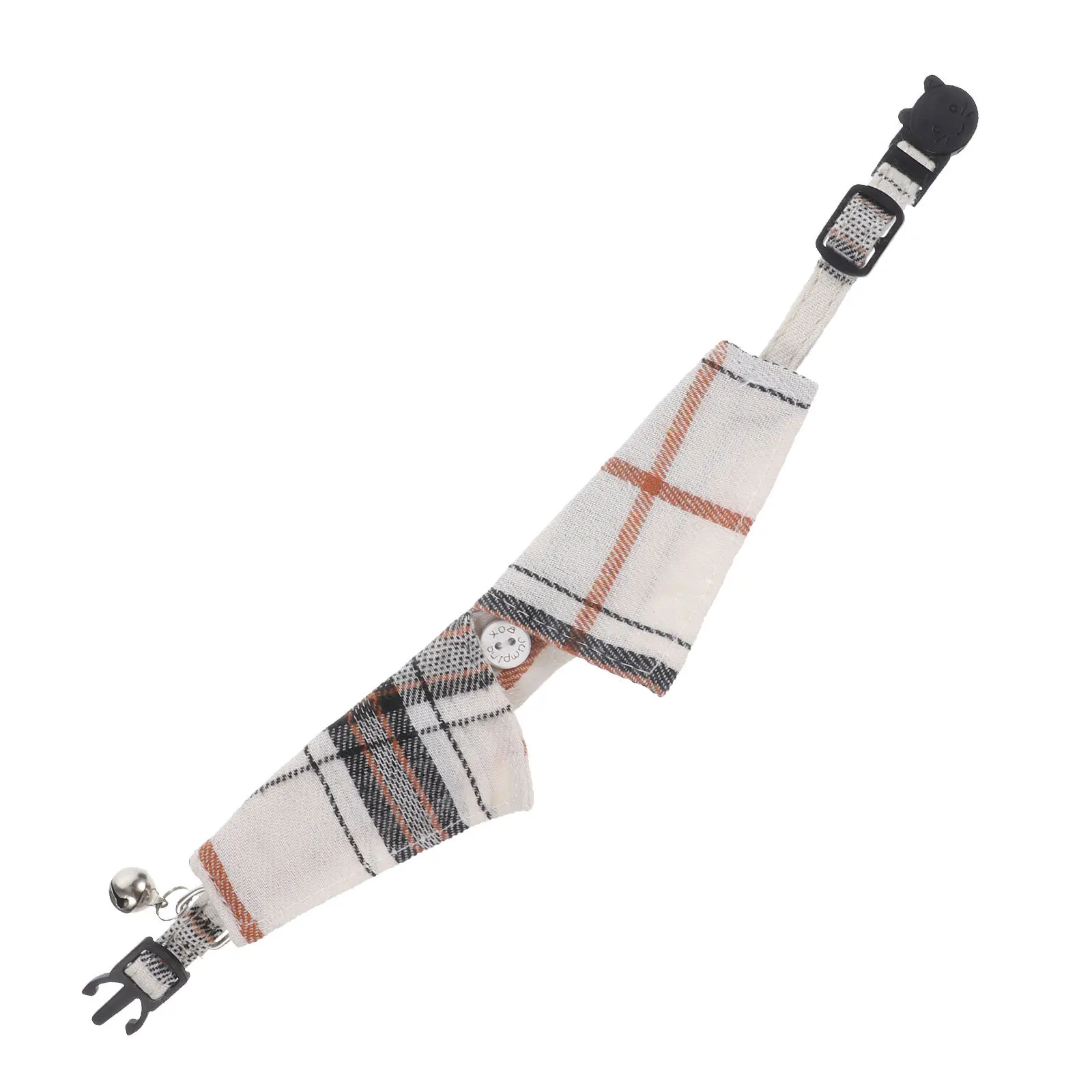 

Cute Kitten Collar Adjustable Plaid Cat Collar Stylish Pet Neckwear for Daily Wear and Photos Kitten Collars Cat Collars