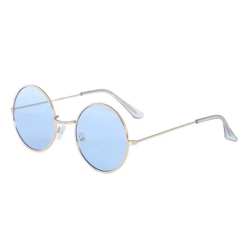 

New Women sunglasses Metal Lennon round sunglasses women Metal frame circle round tinted lens sunglasses