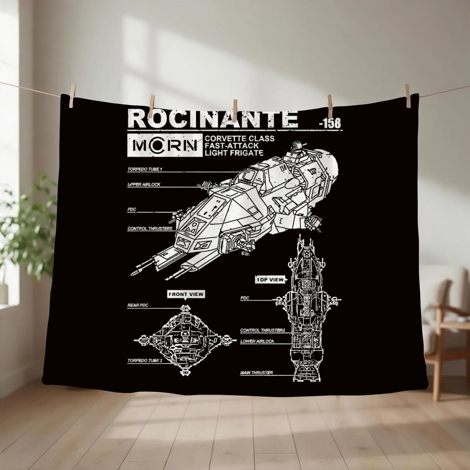 the expanse Essential Throw Blanket couch cozy soft plush fuzzy picnic outdoor blanket