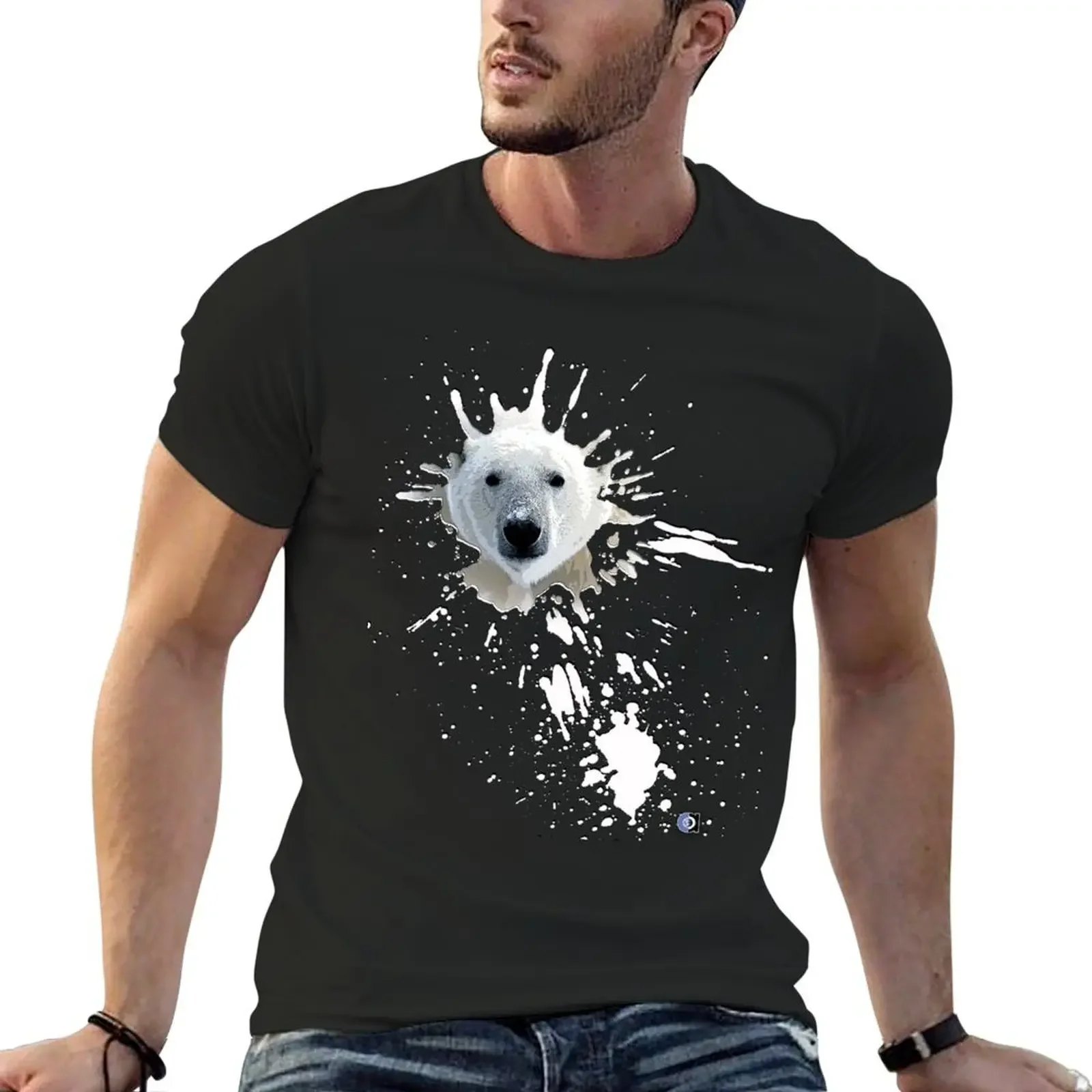 

polar bear T-Shirt kawaii clothes designer shirts plain tshirts for men