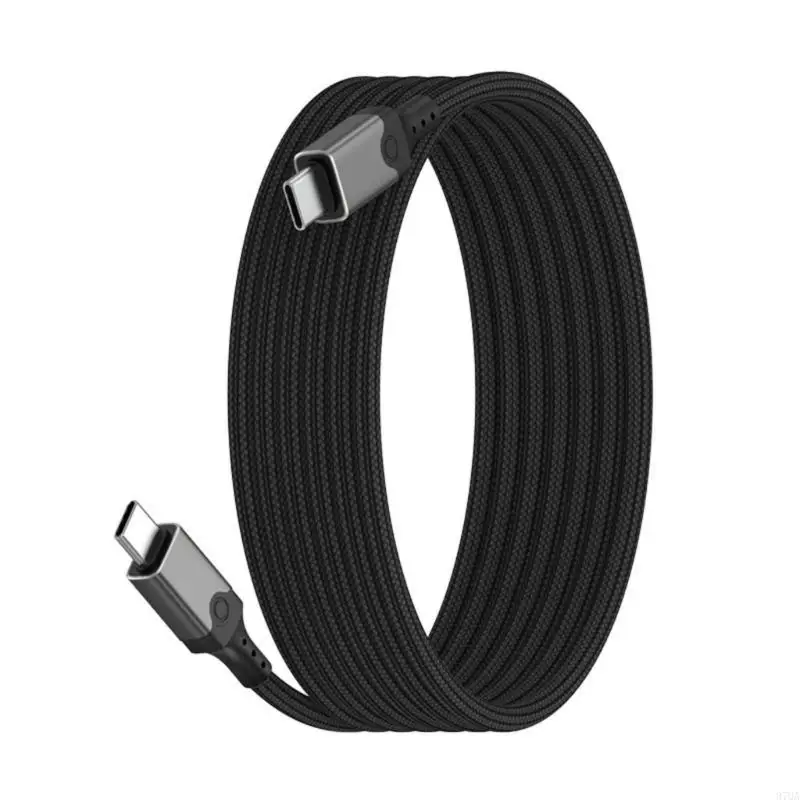 

97QA USB5.0 USB C TO C USB Кабель 80 Гбит / с 16K@60 Гц 240 Вт кабель быстрого зарядки для ноутбука