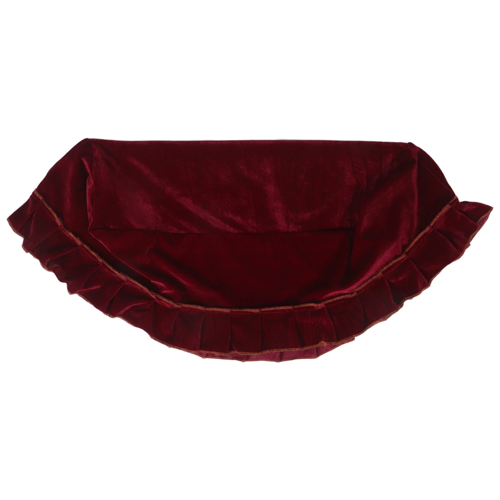 

Pleuche Piano Bench Cover Single Seat Stretch Upholstered Macrame Protector Elastic Anti-Slip Washable Slipcover 23.6x15.7inch