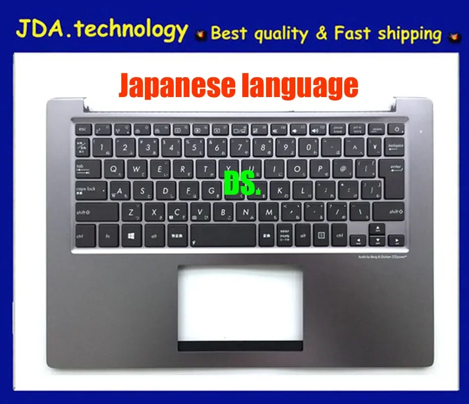 

MEIARROW New/orig Palmrest topcase Japanese keyboard For Asus U38 U38N U38D U38DT Upper cover JP version backlit