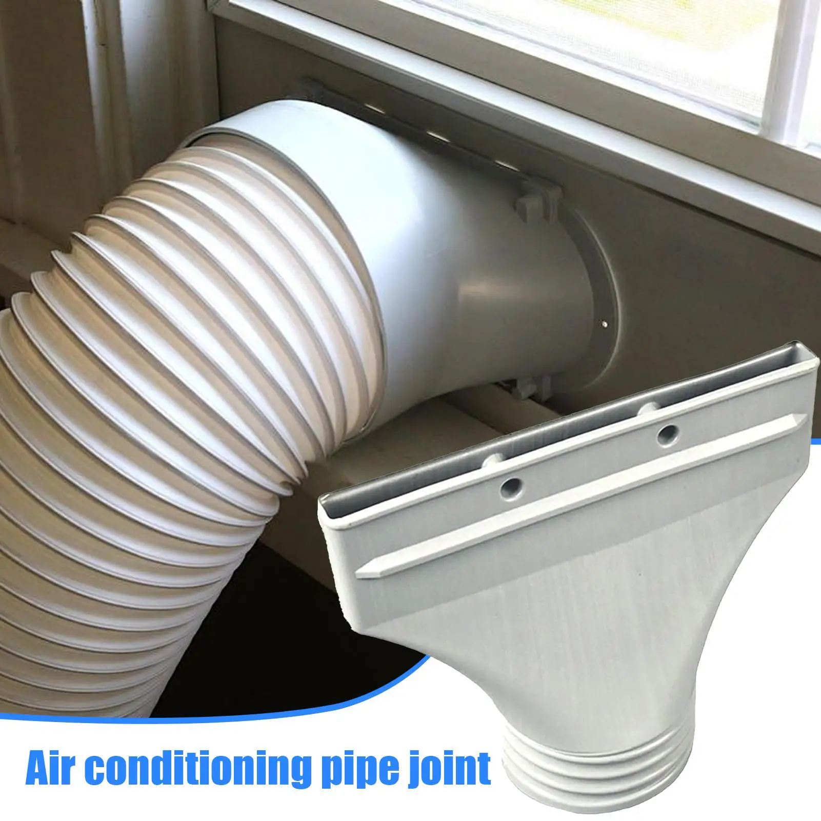 

Portable Ac Hose Coupler Ac/Dryer Vent Adapter Seal Vent Tube Kit for Air Conditioner Unit Duct Dryer Home Car Window Door Range