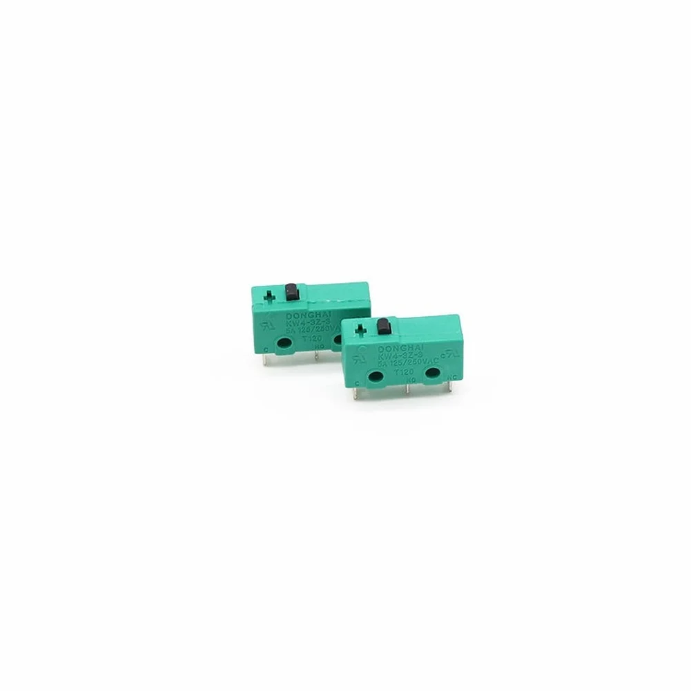 Switch KW4 3Z 3 5A 250VAC Green with Closed Contacts for Electrical Panels and Devices Compact and Lightweight Unit