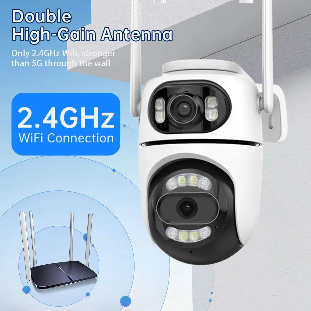 Waterproof ball machine high definition night vision two-way voice monitoring wifi camera bluetooth connection