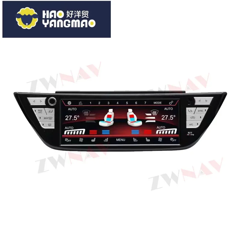 Suitable for For Climate AC Panel For 5 Series 18-22 Car Air Conditioner Control Touch Voice Activated LCD Screen