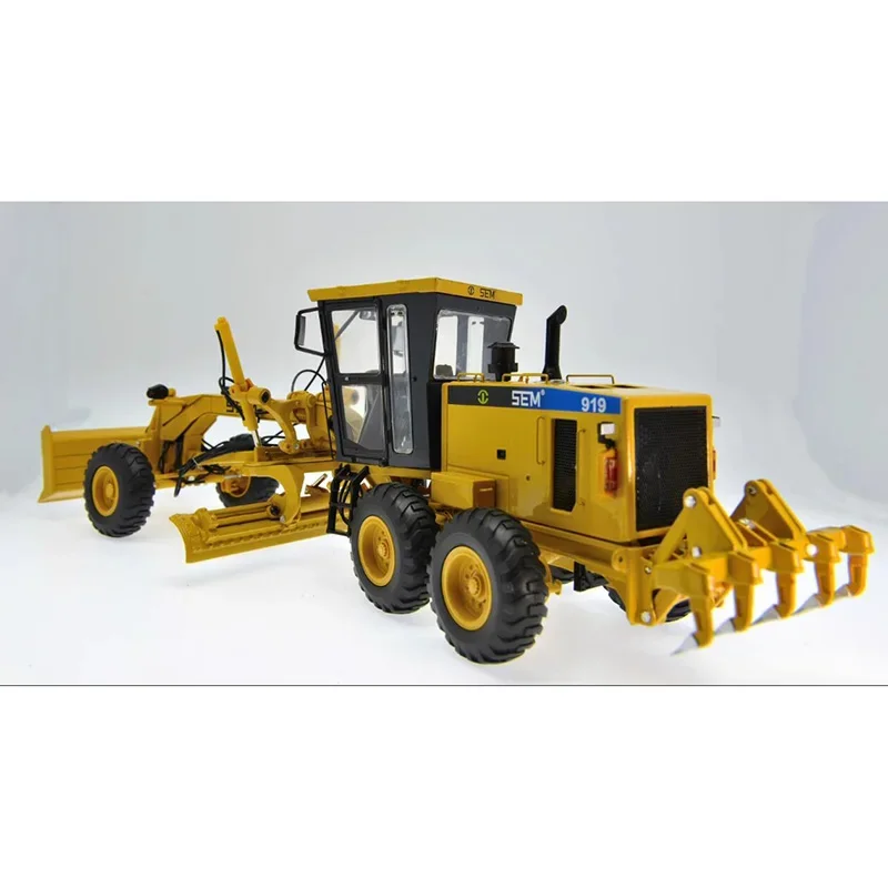 1:35 Genuine mountain grader SEM919 Caterpillar mechanical grader engineering car alloy model