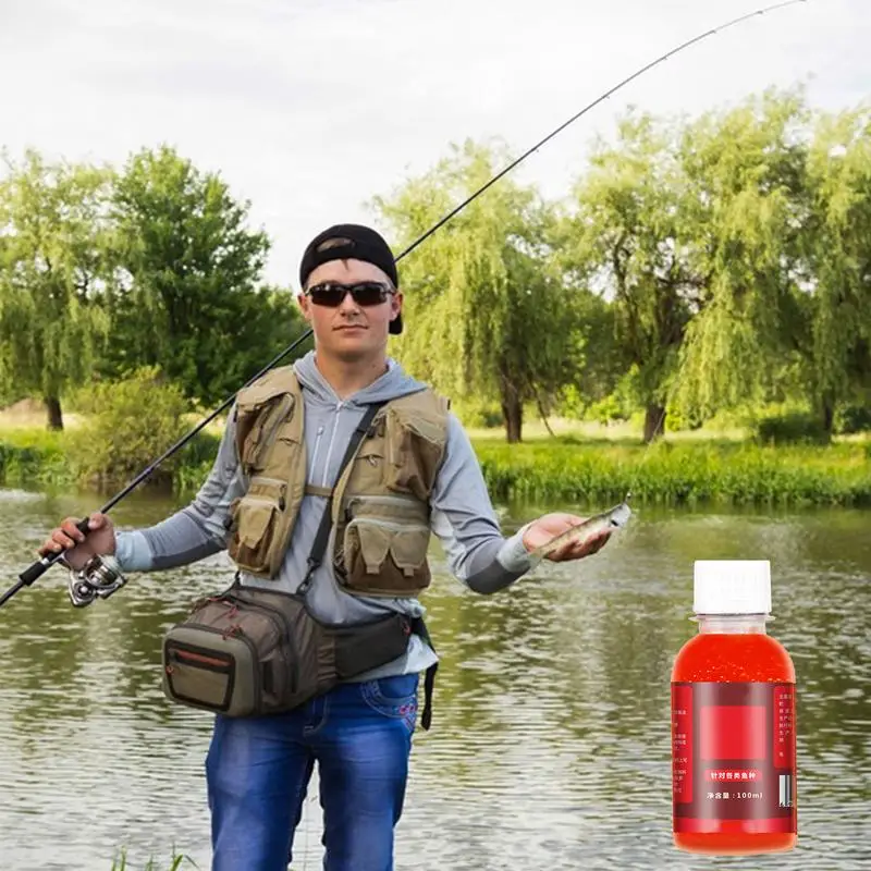 Liquid Blood Worm Scent Fish Attractant Perch Catfish Carps Tilapia Fish Bait Concentrated Red Worm Liquid Fish Bait Additive