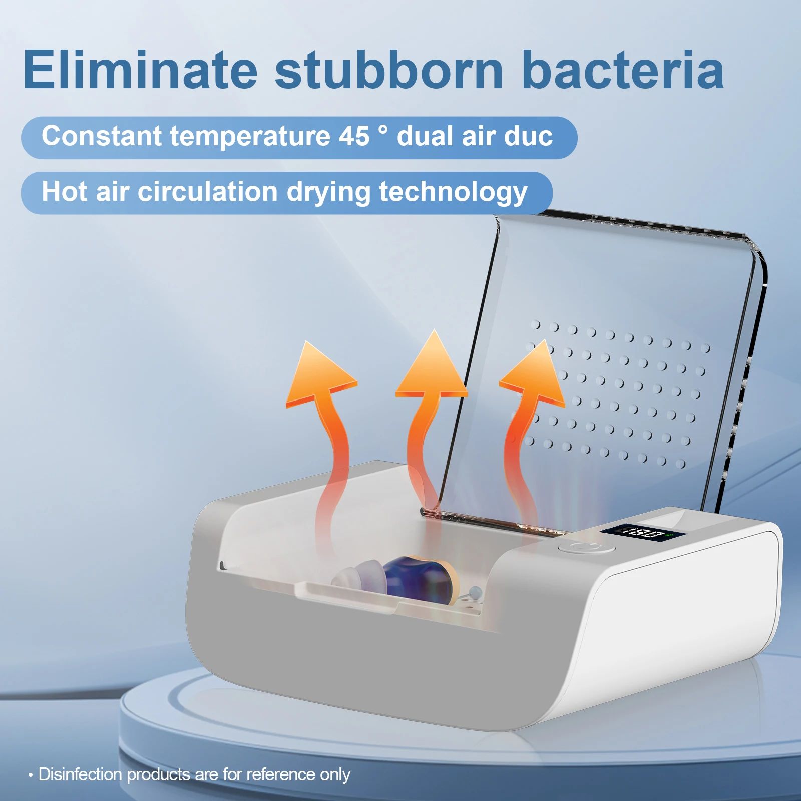 

Electric USB Hearing Aid Dryer 1/2/3 Hour Timer Drying Case Box Electronic Dehumidifier Drybox （43 ° constant temperature）