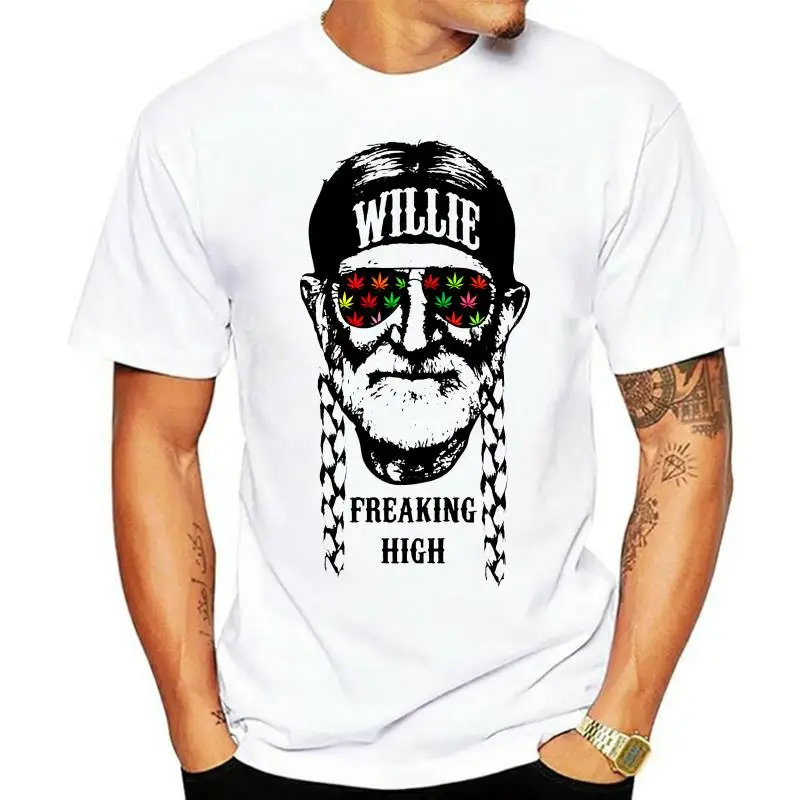 

Willie Freaking High Willie Nelson Sublimation 65/35 Blend Men's Tee Shirt