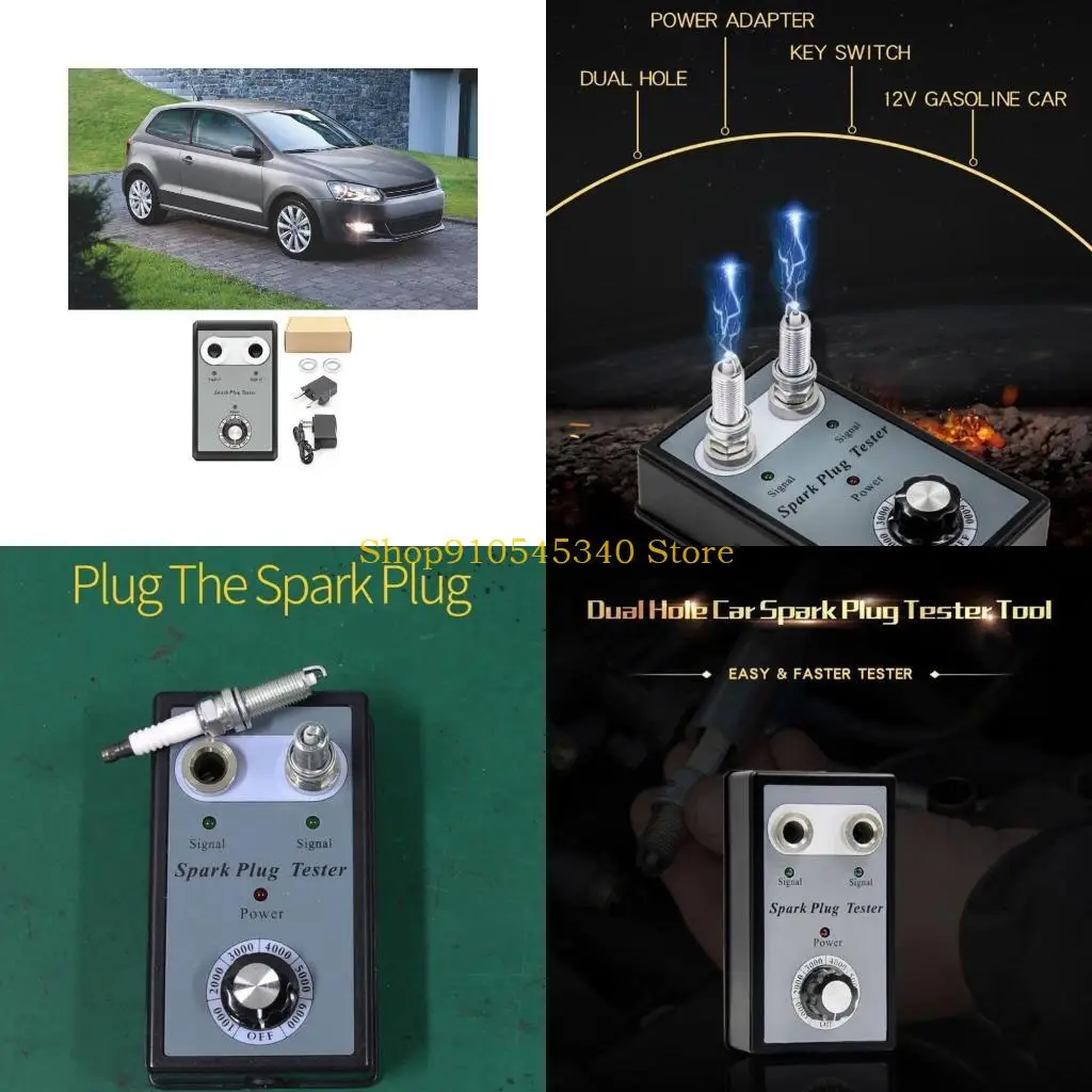 

U2JA Надежный детектор пропусков зажигания с европейской вилкой Удобный диагностический инструмент Прочный оптимизирует и