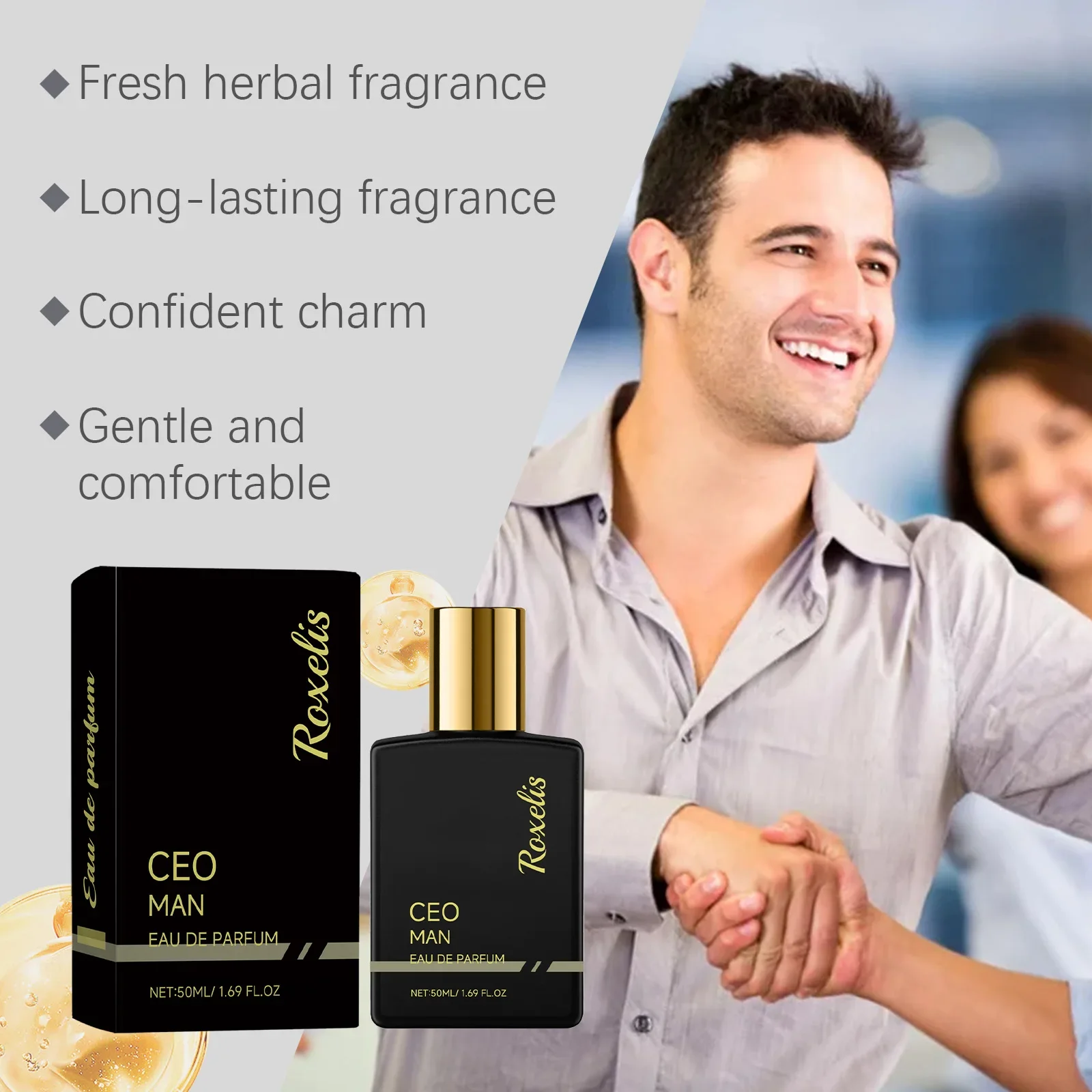 50 مللي عطر الرئيس التنفيذي Hombre Originales أسود عالي الجودة كولونيا فرمون يمزح ناقل الحركة رائحة طويلة الأمد أو عطر