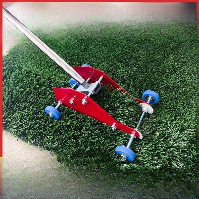 Football field lawn whitening tool, threading device
