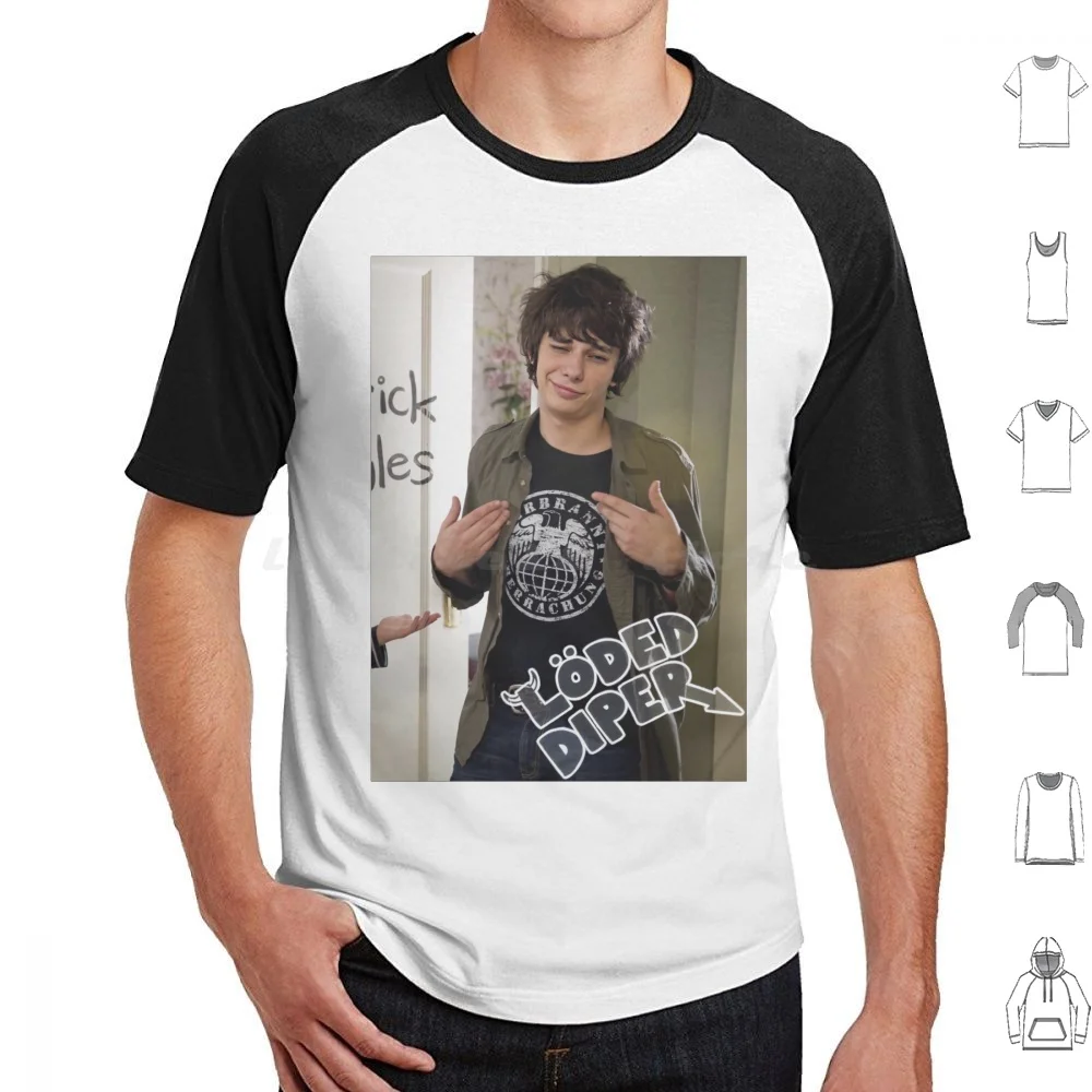 Rodrick Loded Diper T Shirt Big Size 100% Cotton Of A Wimpy Kid Greg Heffley Rodrick Greg Rodrick Heffley Movie Book Loded