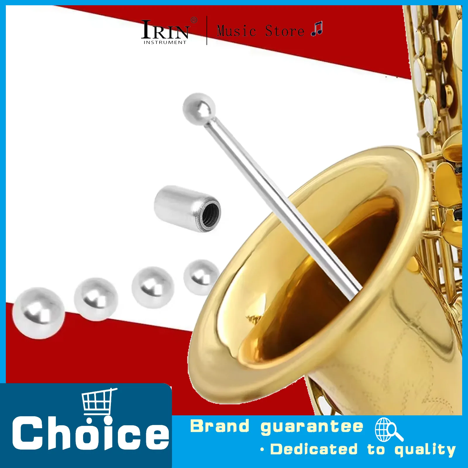 

Saxophone Sheet Metal Ball Barrel Ball Long Rod Set Brass Wind Musical Instrument Accessors for Alto Tenor Sax Repair Tools
