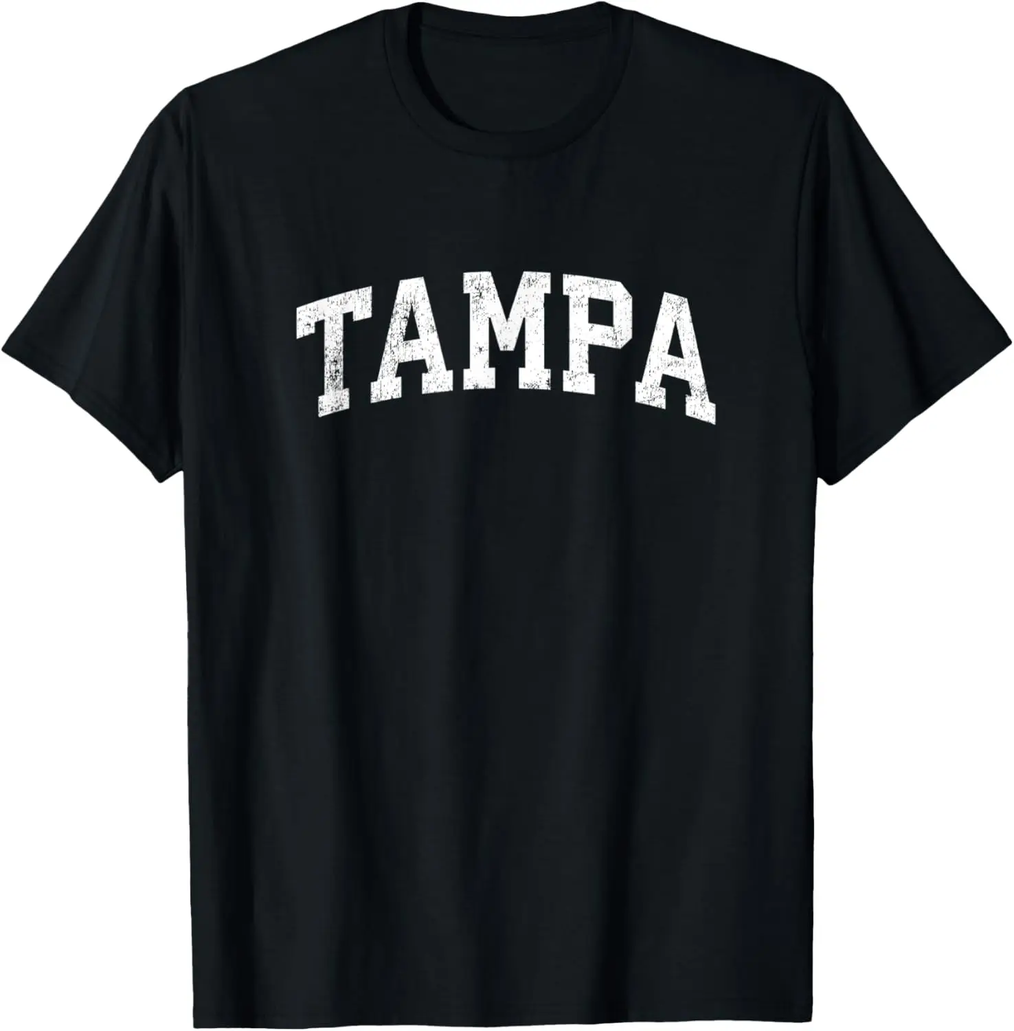 

Винтажная университетская спортивная текстовая футболка Tampa Florida FL