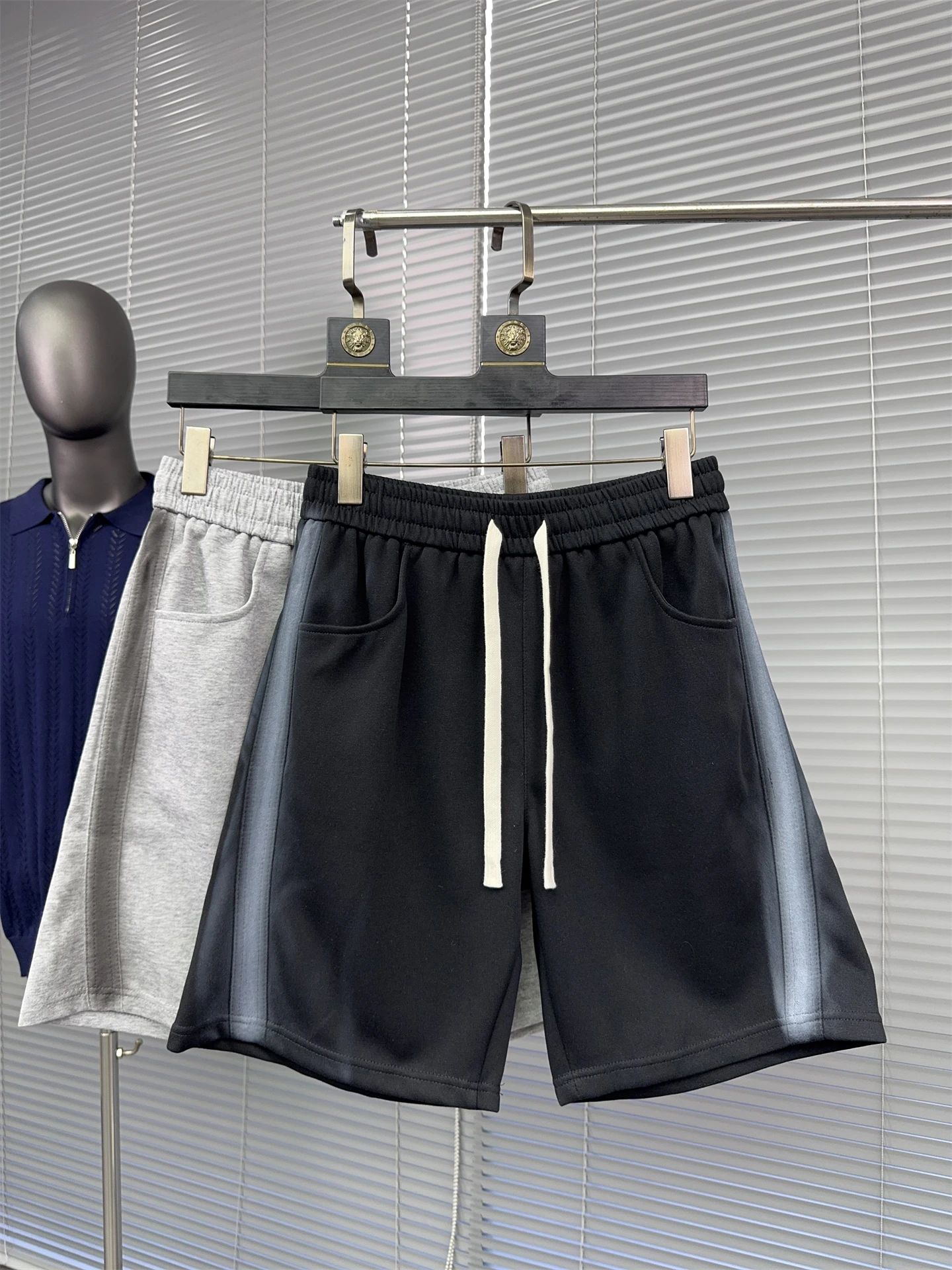 

Vibrant Tie-Dye Casual Men's orts Breathable Cool Feeling Loose Fit Straight Leg mid Waist Elastic Summer Faion