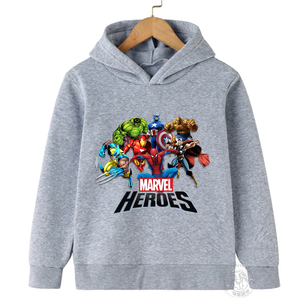 Fashion cartoon kids Superhero Spider-Man Sweatshirt Baby Boys Girls cartoon jumpers Fall Clothing Brothers Hoodie casual top