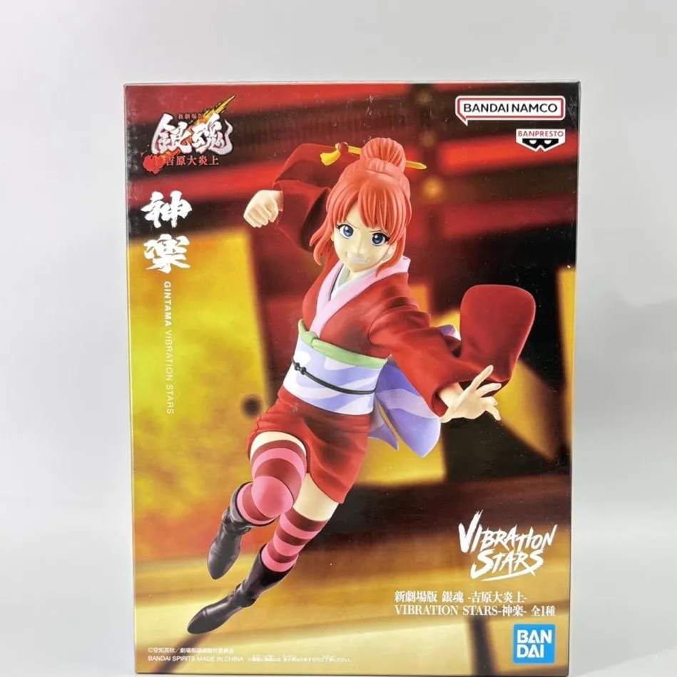 

Origianl Banpresto Gintama Vibration Stars Anime Kamui Kagura Action Figures Bandai Model Figurine Otaku Gift