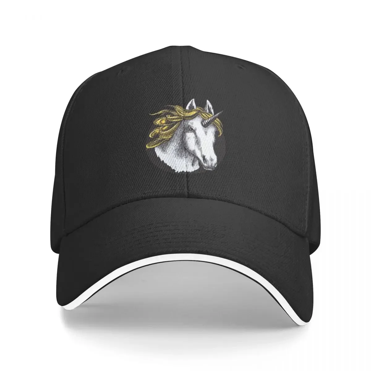

New Golden Unicorn Baseball Cap foam party hats Sunscreen Men's Hat Luxury Women's