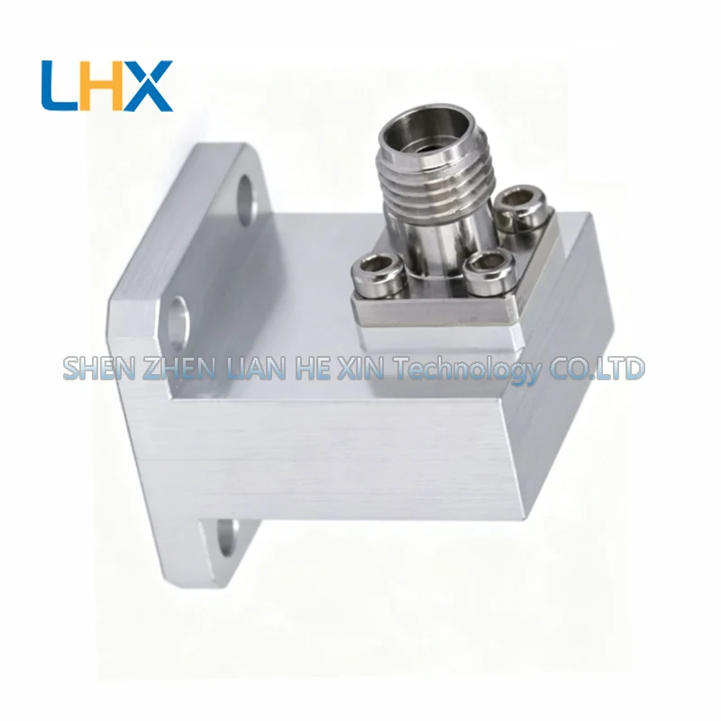 WR28 to 2.92mm waveguide coaxial converter BJ320 flange plate Ka band 26.5 - 40G in stock