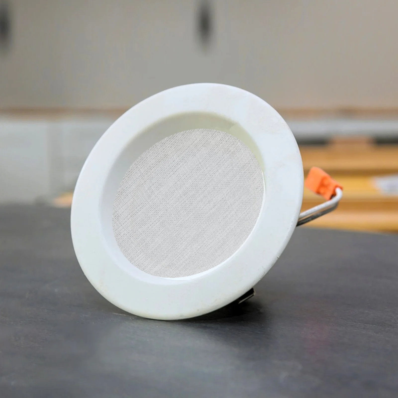 

5pcs Downlight Non-Glare Diffuser Cover 6.3 Inch Round Fabric Lamp Shade For Recessed Ceiling Lights Softens Harsh Glare Reducer