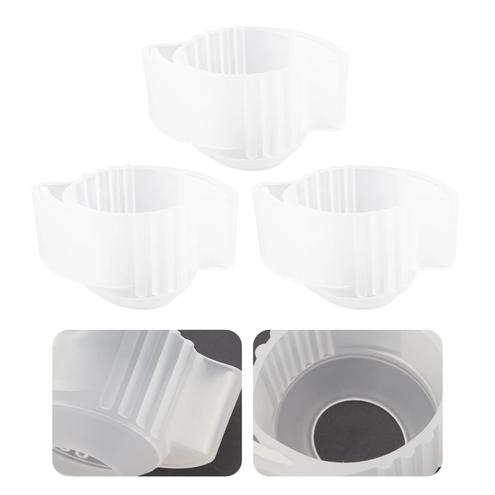 

3pcs Knob Silicone Glow In The Dark Proof Handle Protector For Door Lock Protectors Home Safety Door Lock Cover