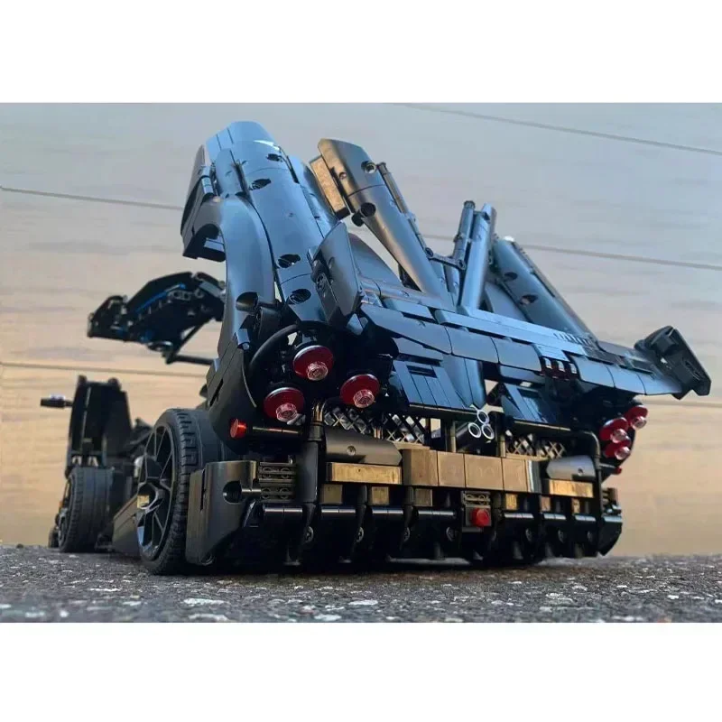 2023 Nuovo Super Custom Paga Sports Car MOC-142670 Paga Sports Car 4706 Ricambi Auto: 8 Building Block Modello Bambini Compleanno Toygift
