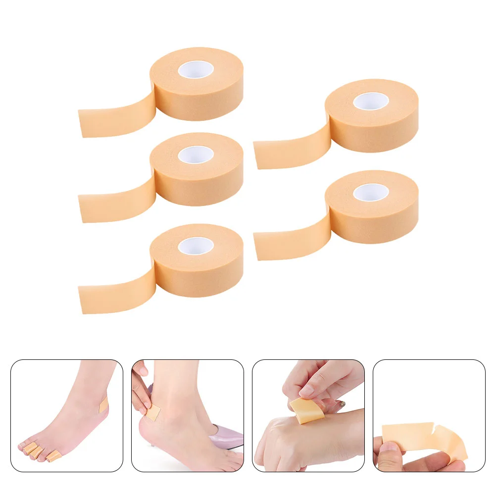 5 Rolls Heel Stickers Non-slip Protector for Shoes Liners High-heeled Protective