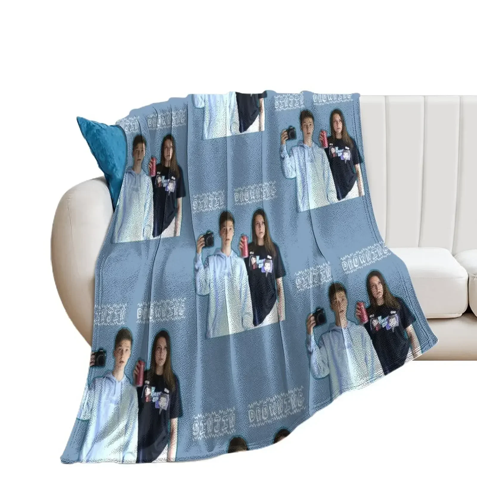 Sinjin Drowning Throw Blanket Luxury Thicken Thins Blankets