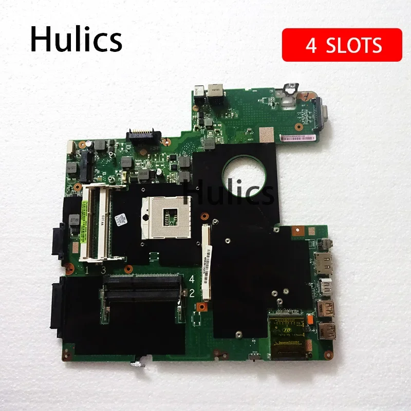 Hulics Used For ASUS G51J G60J G51JX Laptop Motherboard G60JX Mainboard DDR3 4 RAM Slots Main Board