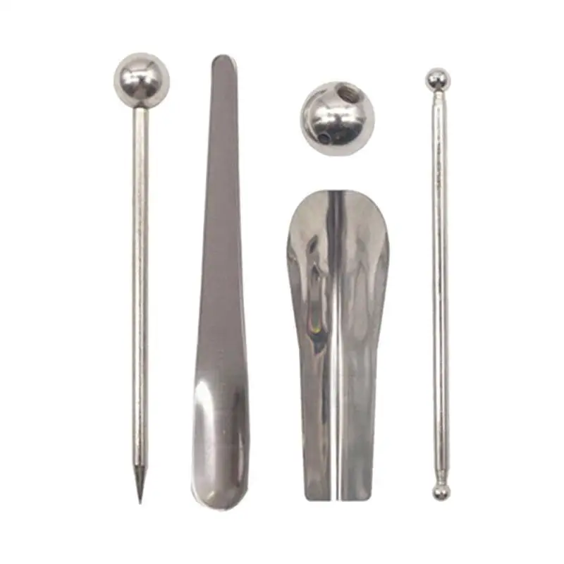 5Pcs Stainless Steel Tile Grout Cleaning 5 Piece Tool Set Rust Proof Easy Operation For Home Floor Tile Renovation Repair
