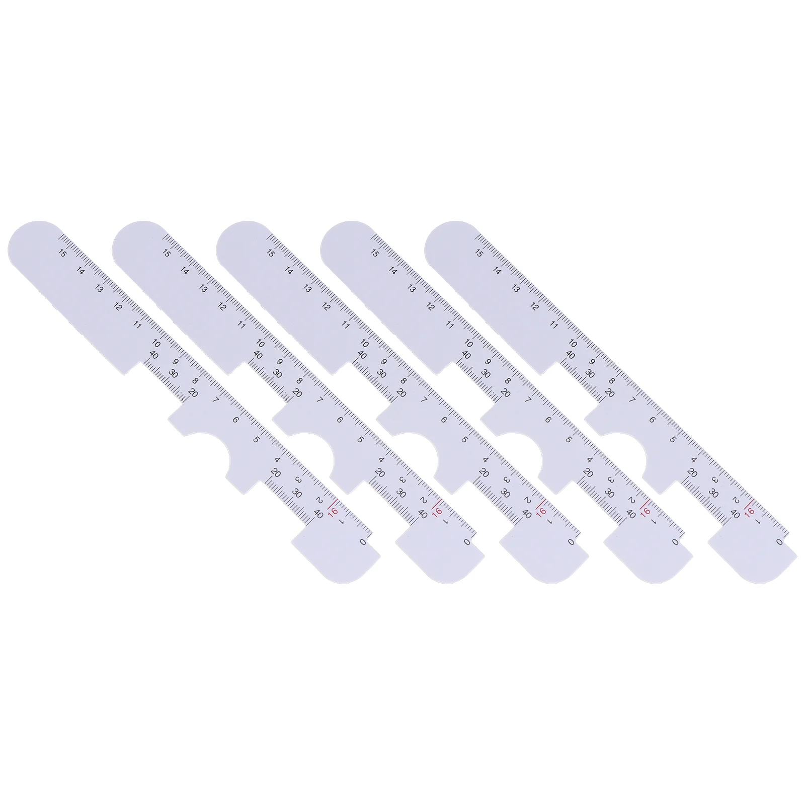 City Ruler Optometry Eye Glasses Pupil Distance Measuring Tool White Eyeglasses