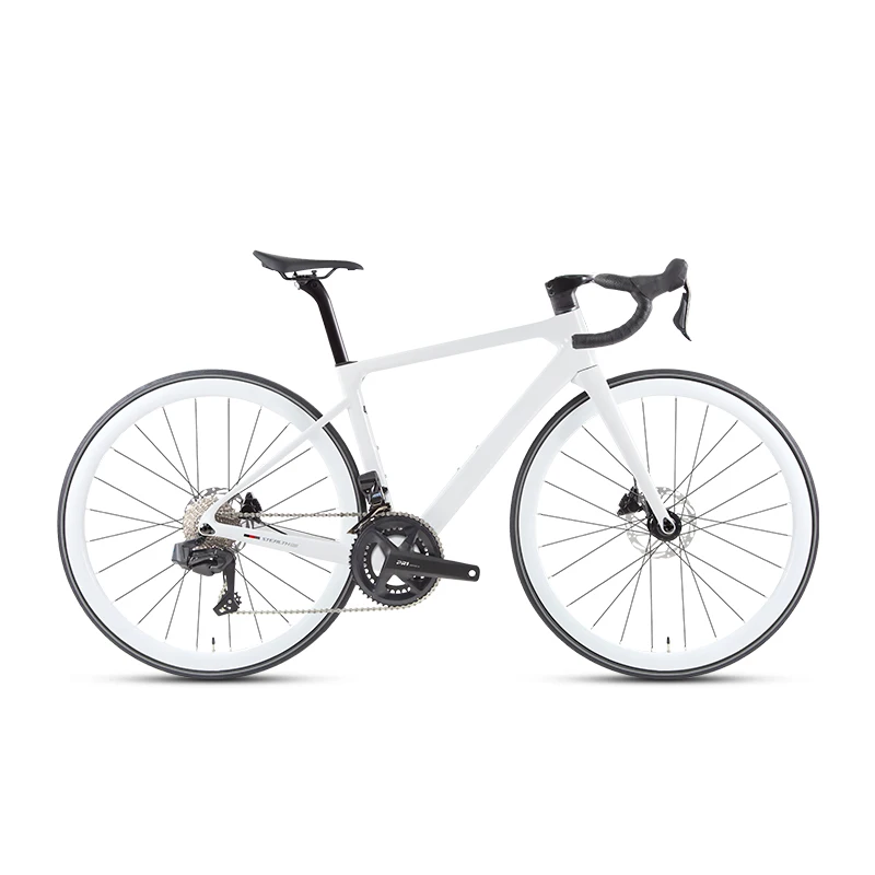 *Newest 700C STEALTH Carbon Road Bike with Wireless 2*12 Speed Gears Hydraulic Disc Brake aero Frame Road Bike