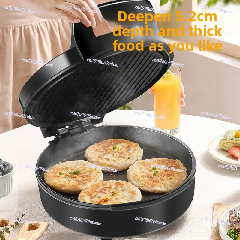 

Electric Cake Pan Household Enlarged and Deepened Double-sided Heating Electric Frying Pan Baking and Baking Pancake Stall Pan