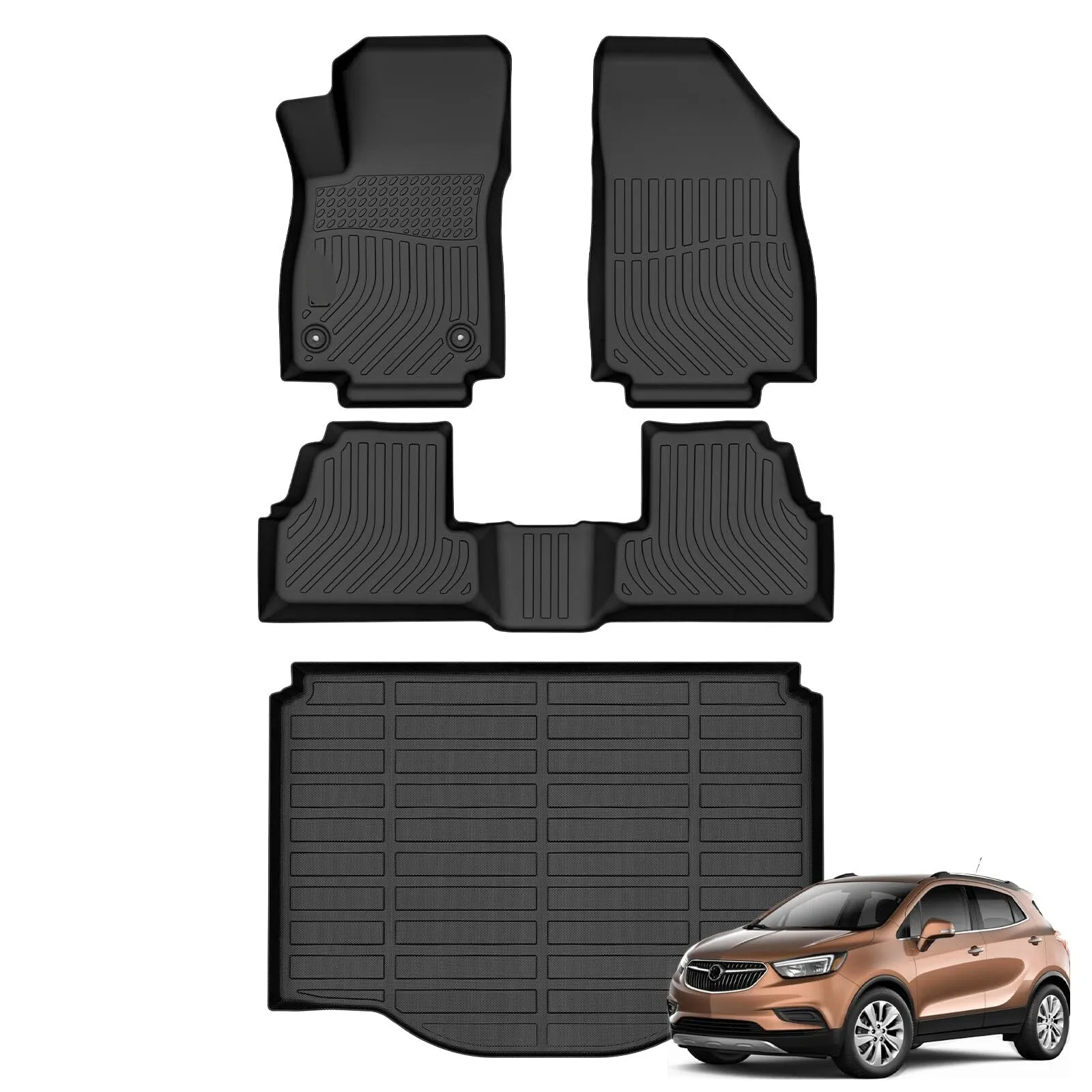 

Коврики грузового вкладыша для Chevrolet 2014-2023 Chevy Trax, погодовые коврики для Buick Encore, аксессуары Trax 2023, для Buick Encore