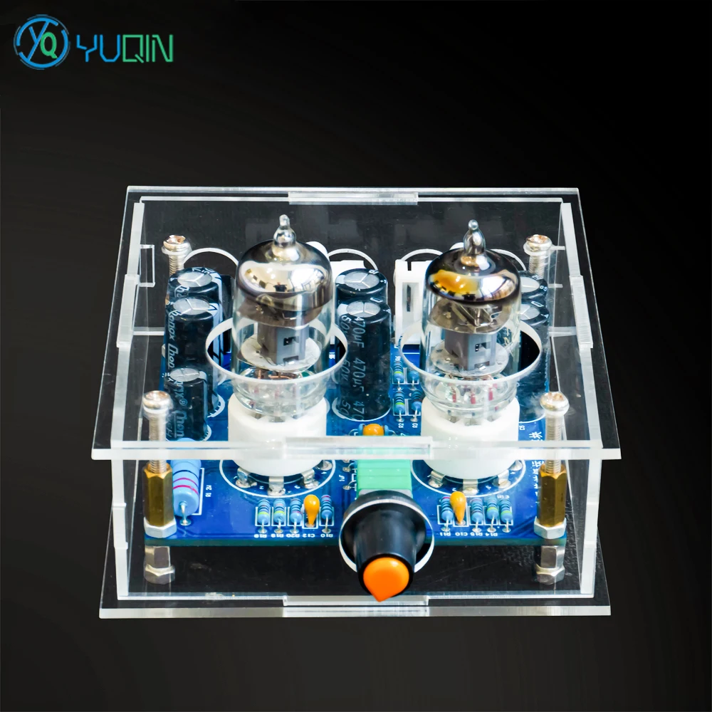 Vacuum Tube Amplifier DIY Kit 6J1 Loudspeaker Box Board Welding Spare Parts