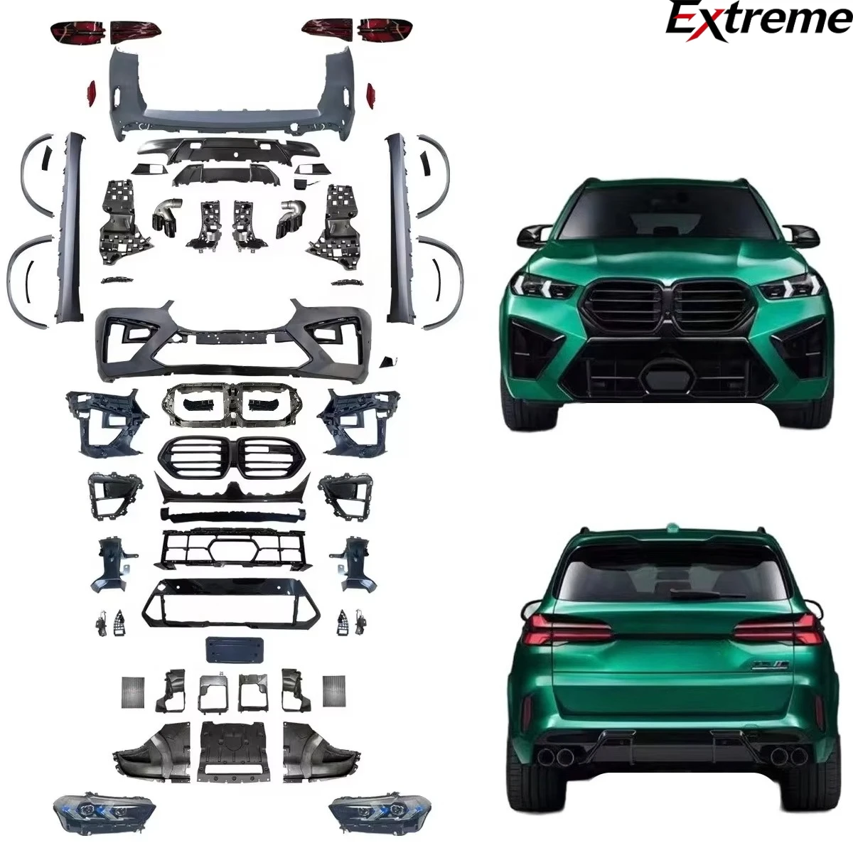 Hot Selling Bodykit for BMW X5 (G05 LCI) to X5M (F95 LCI) 2024 Facelift With Hoods Front Rear Bumpers Fenders Headlights