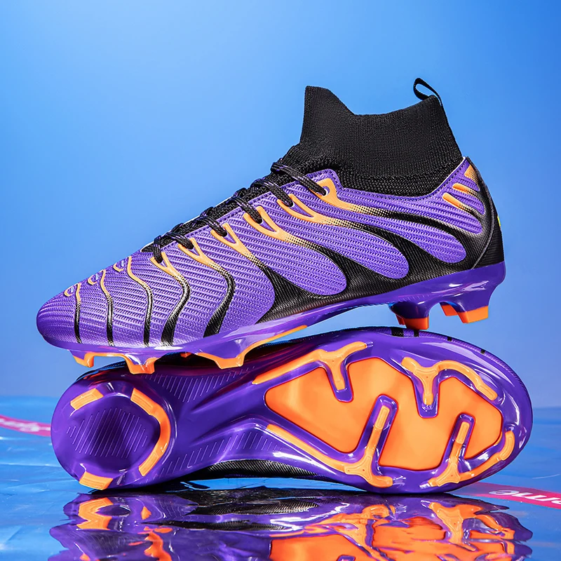 

Professional Men Match Soccer Shoes Original Society Outdoor Cleats Grass Training Football Field Boots Indoor Football Shoes