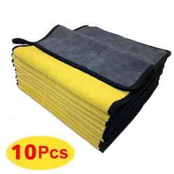 Serviette en microfibre chiffon de nettoyage à sec intérieur de voiture pour outils de lavage de voiture Auto détaillant serviettes de cuisine fournitures de lavage d'appareils ménagers