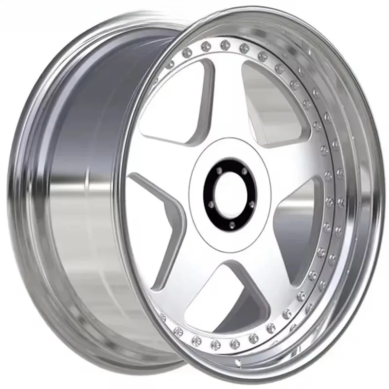 Racing Rims Customized Forged Rims Silver Chrome 17 18 19 20 21 22 Inch Car Wheels for Cadillac