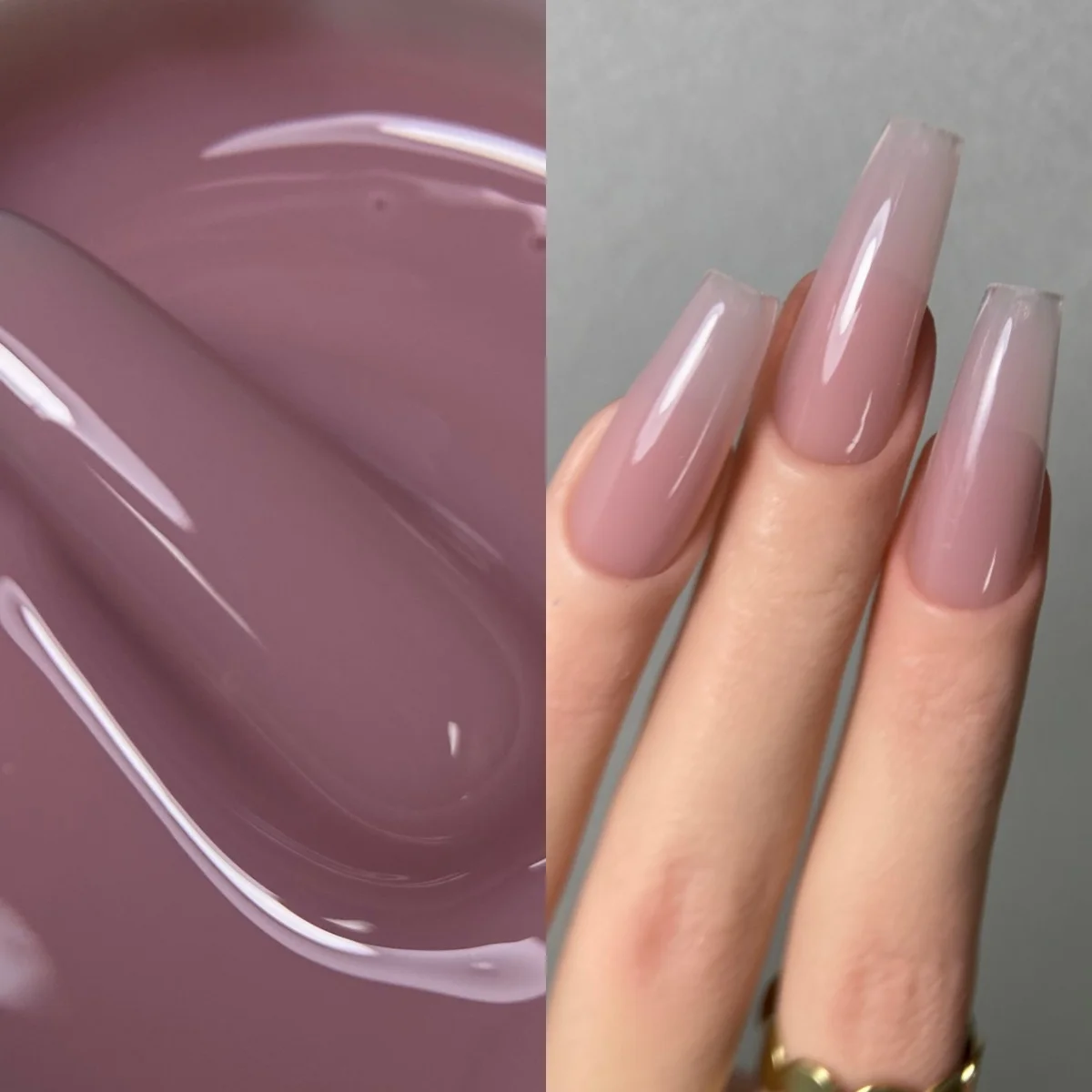 MSHARE TPO Free Pink Medium Liquid Acrylic Gel Acrygel Builder Nail Gel For Nails Extension Constuction Self Leveling Soak Off image 3